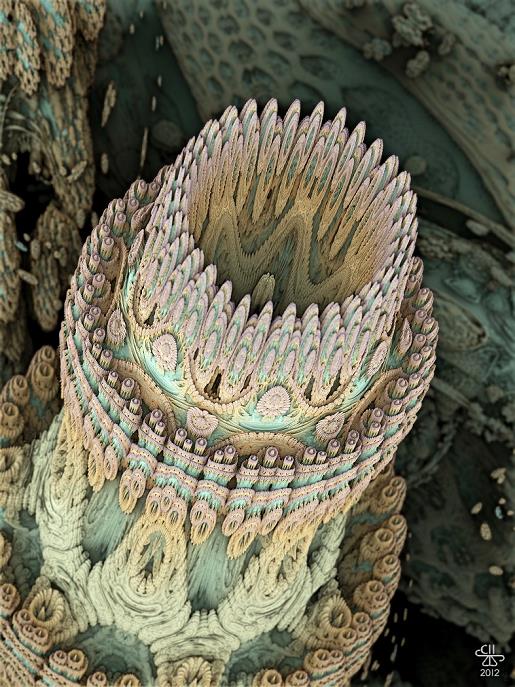 Beispielbild Mandelbulb 3D Microtubulus