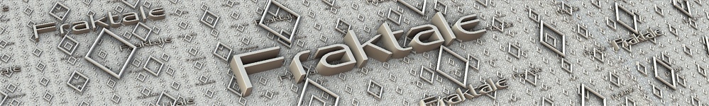 Fraktale Schriftzug 3D